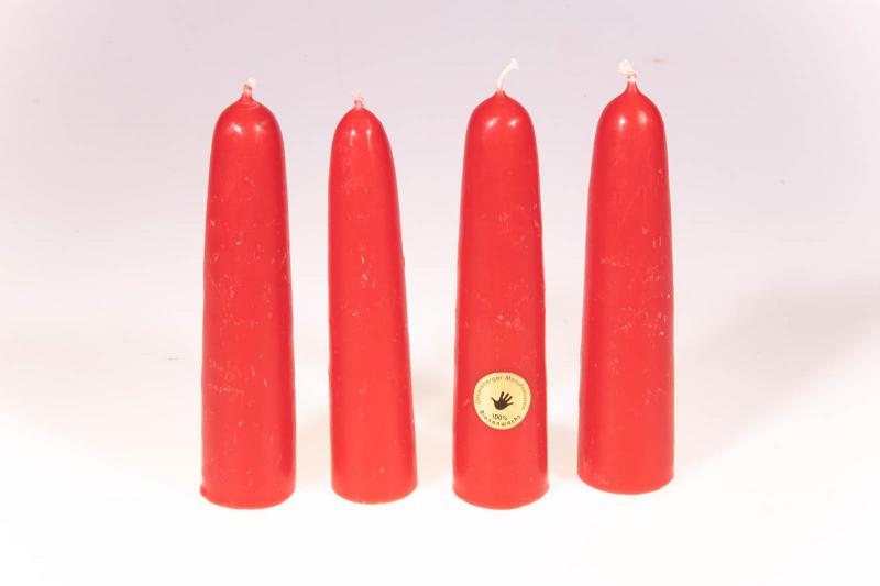 Adventkerzen rot