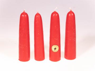 Adventkerzen rot
