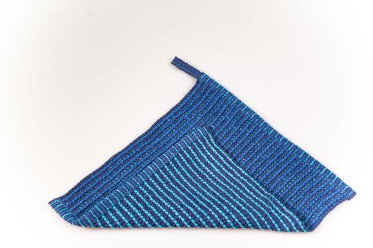 Waschlappen dunkelblau